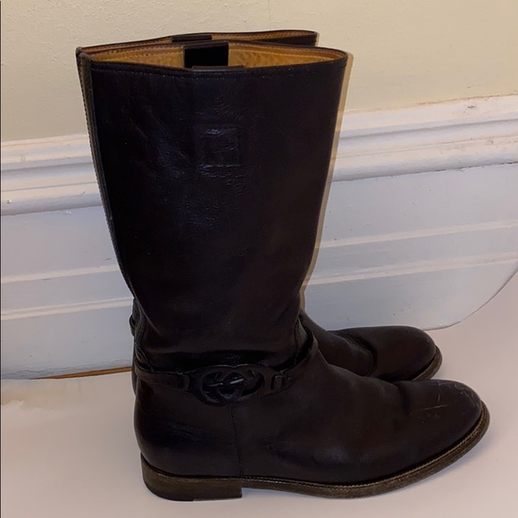 Gucci men’s black boots 7.5 - Picture 2 of 9